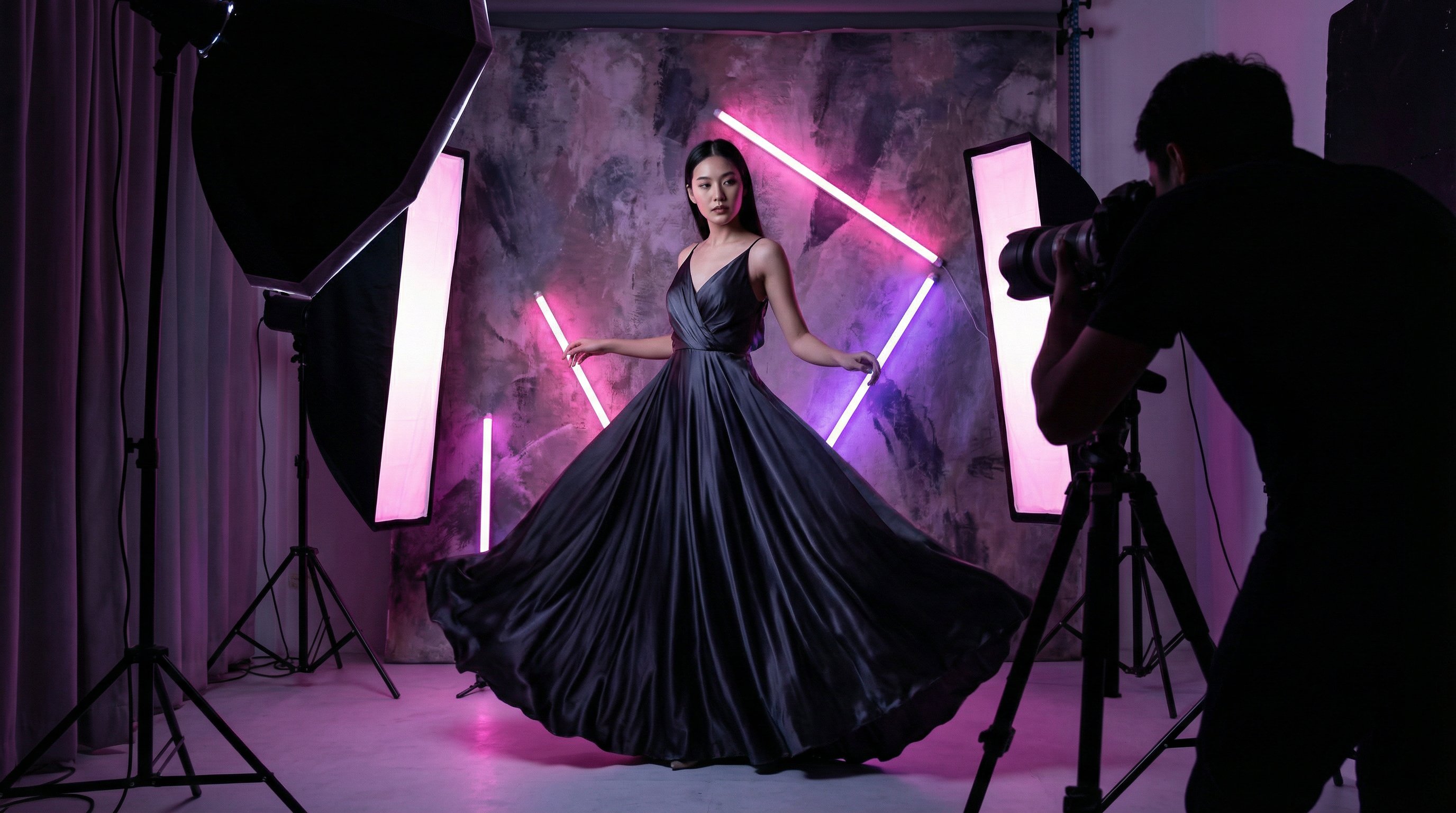 福利姬时尚写真拍摄花絮视频